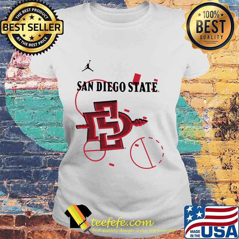 San diego state basketball logo s Laides tee San diego state basketball logo s Laides tee