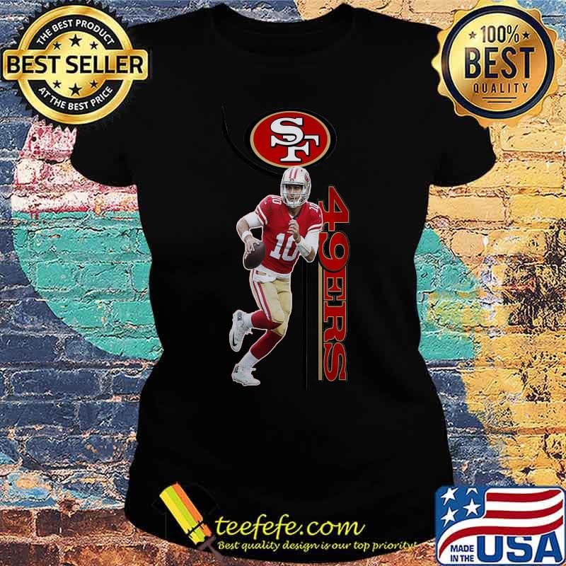 San francisco 49ers football 10 jimmy garoppolo s Ladies tee San francisco 49ers football 10 jimmy garoppolo s Ladies tee