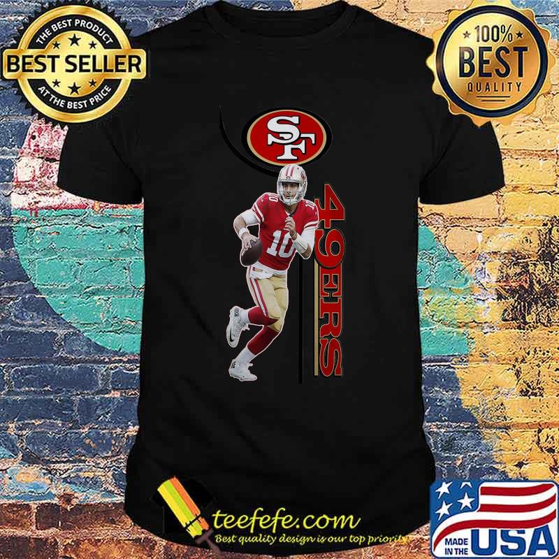 San francisco 49ers football 10 jimmy garoppolo shirt