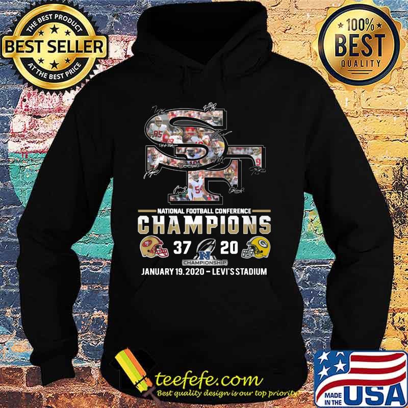 San francisco 49ers national football conference champions signatures s Hoodie San francisco 49ers national football conference champions signatures s Hoodie