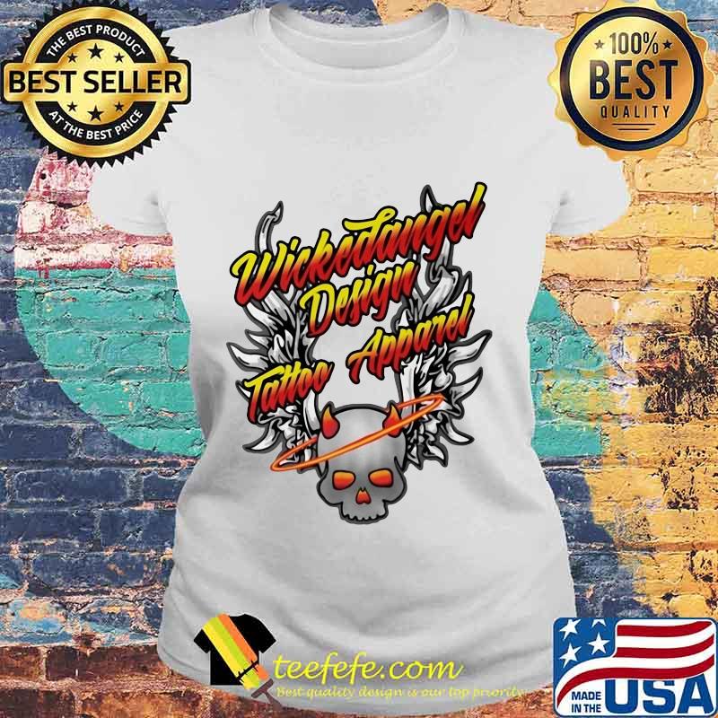 Satan wicked angel design tattoo apparel s Laides tee Satan wicked angel design tattoo apparel s Laides tee
