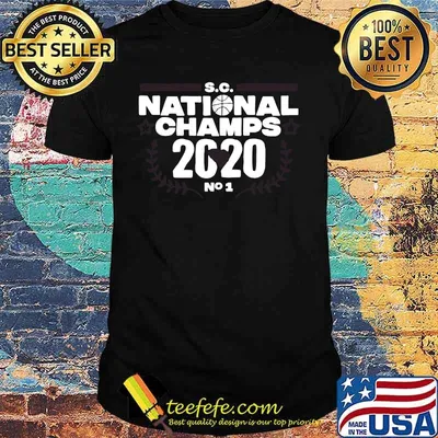 Sc national champs 2020 no 1 shirt