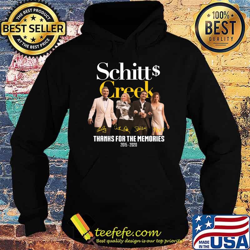 Schitt's creek 2015 2020 thank you for the memories signatures s Hoodie Schitt's creek 2015 2020 thank you for the memories signatures s Hoodie