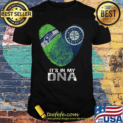 Seattle seahawks marines it's in my dna heart shirt