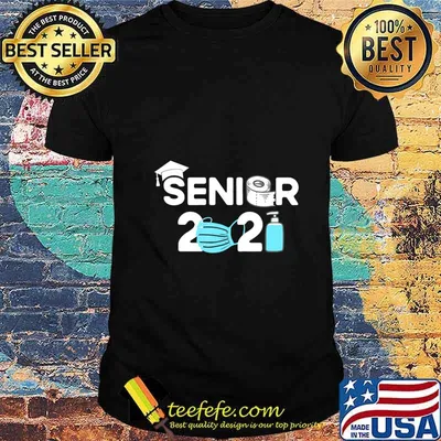 Senior class of 2021 mask and toilet paper graduation shirt