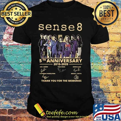 Sense 8 5th anniversary 2015 2020 thank you for the memories signatures shirt