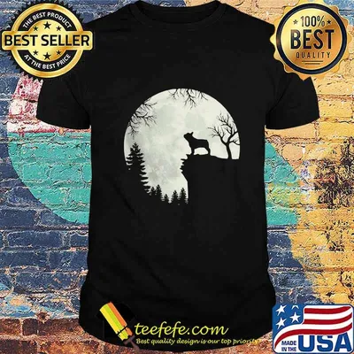 Shadow Of The French Bulldog Howling In The Moon Shirt