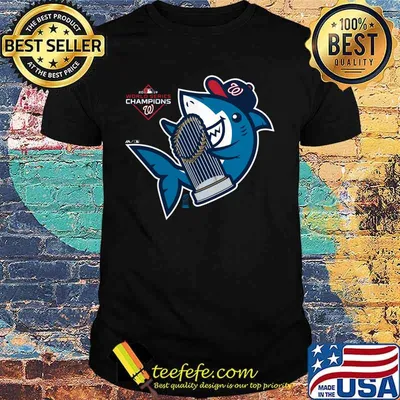 Shark washington nationals 2019 world series champions shirt