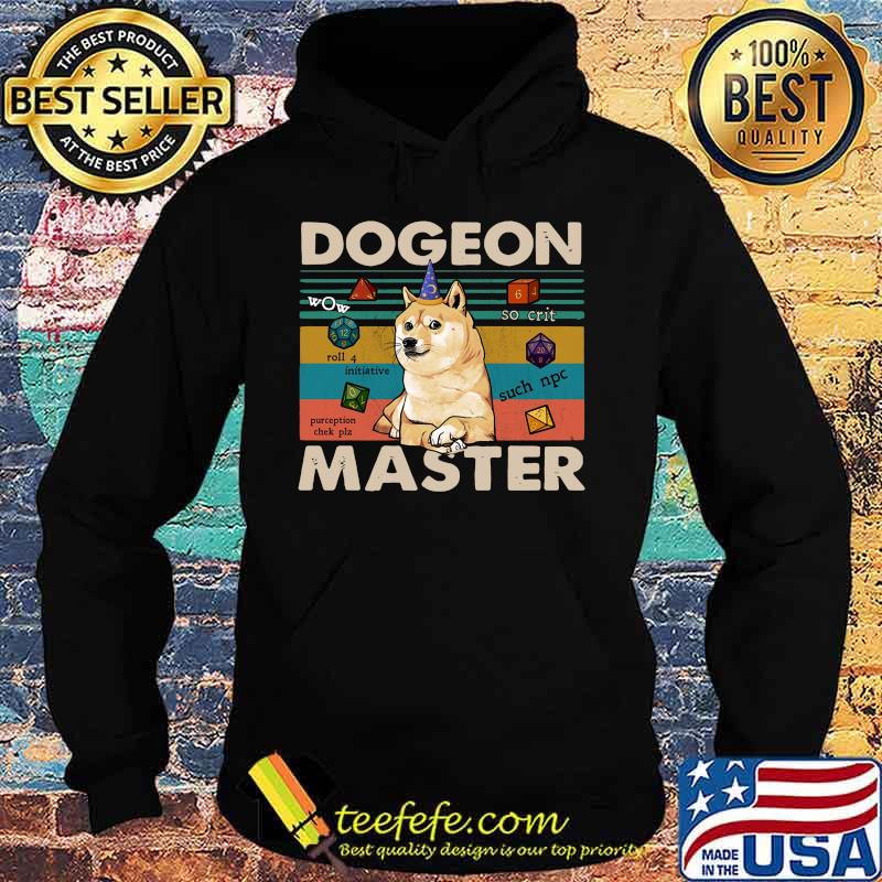 Shiba inu dogeon master vintage retro s Hoodie Shiba inu dogeon master vintage retro s Hoodie