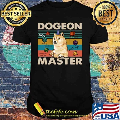 Shiba inu dogeon master vintage retro shirt