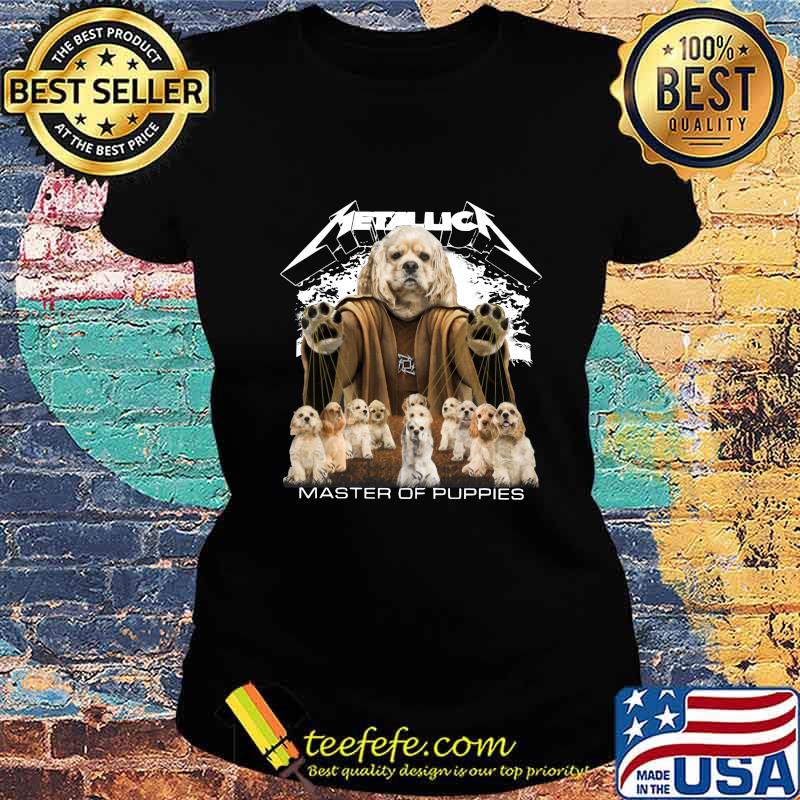 Shih tzu metallica master of puppies s Ladies tee Shih tzu metallica master of puppies s Ladies tee