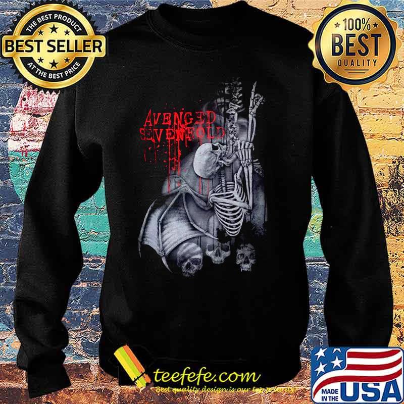 Skeleton bat avenged sevenfold s Sweater Skeleton bat avenged sevenfold s Sweater
