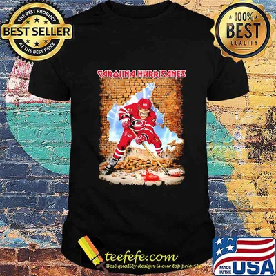 Skeleton carolina hurricanes player hockey heart shirt