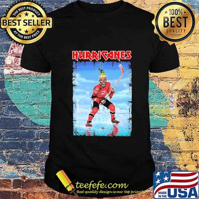 Skeleton carolina hurricanes player hockey heart snow shirt