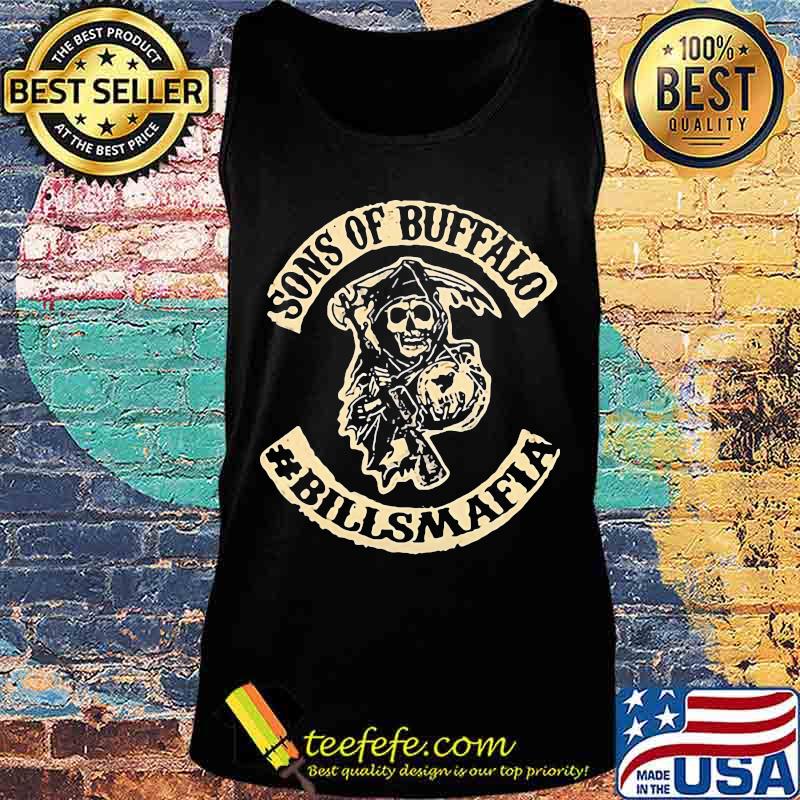 Skeleton death sons of buffalo bills mafia s Tank top Skeleton death sons of buffalo bills mafia s Tank top