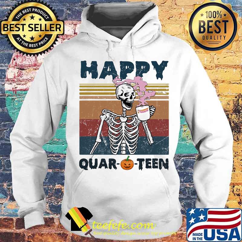 Skeleton drink dunkin donuts coffee happy quart-o-teen vintage retro s Hoodie Skeleton drink dunkin donuts coffee happy quart-o-teen vintage retro s Hoodie