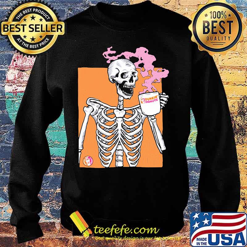 Skeleton drink dunkin donuts coffee s Sweater Skeleton drink dunkin donuts coffee s Sweater