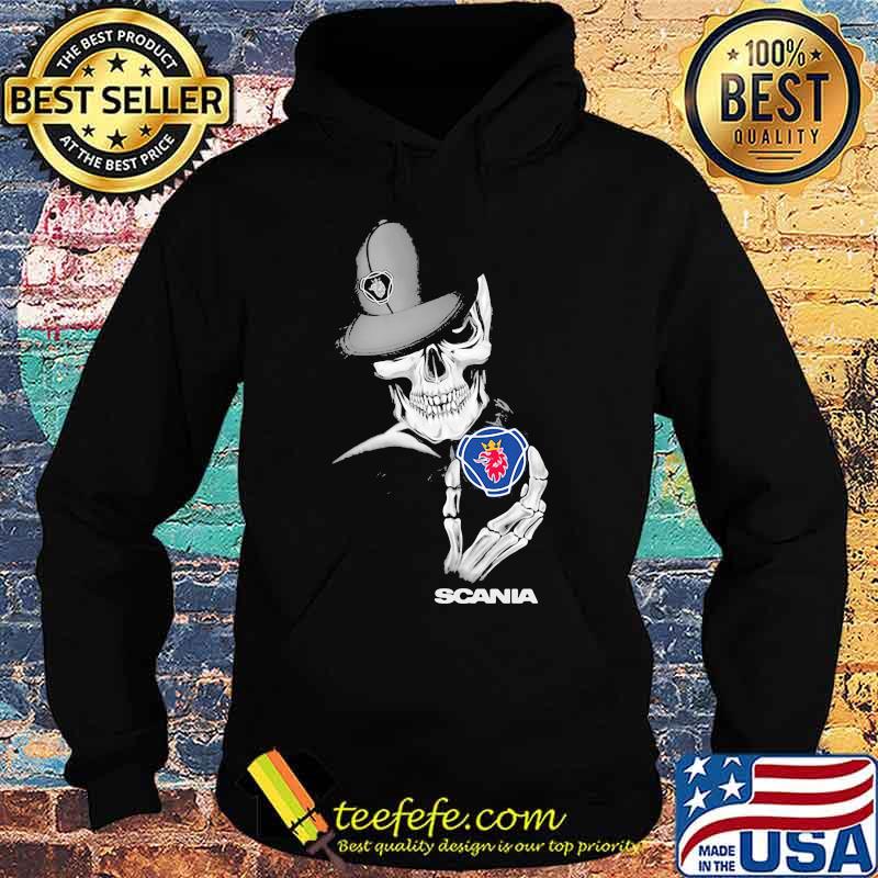 Skeleton holding scania logo s Hoodie Skeleton holding scania logo s Hoodie