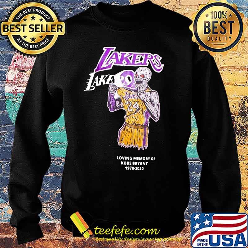 Skeleton los angeles lakers loving memory of kobe bryant 1978 2020 s Sweater Skeleton los angeles lakers loving memory of kobe bryant 1978 2020 s Sweater