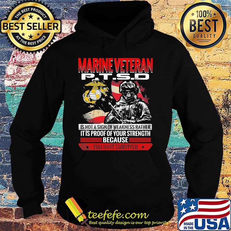 Skeleton marnie veteran ptsd is not a sign of weakness rather it is proof of your strength because you have survived s Hoodie Skeleton marnie veteran ptsd is not a sign of weakness rather it is proof of your strength because you have survived s Hoodie