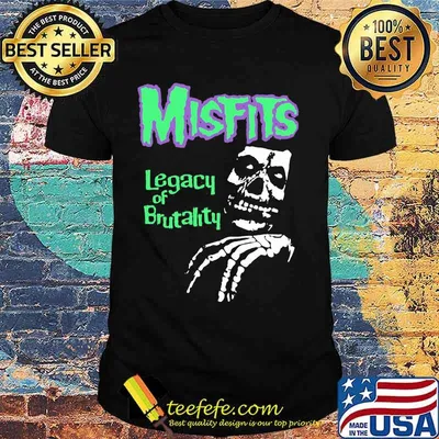 Skeleton misfits legacy of brutality shirt