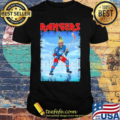 Skeleton new york rangers player hockey snow shirt