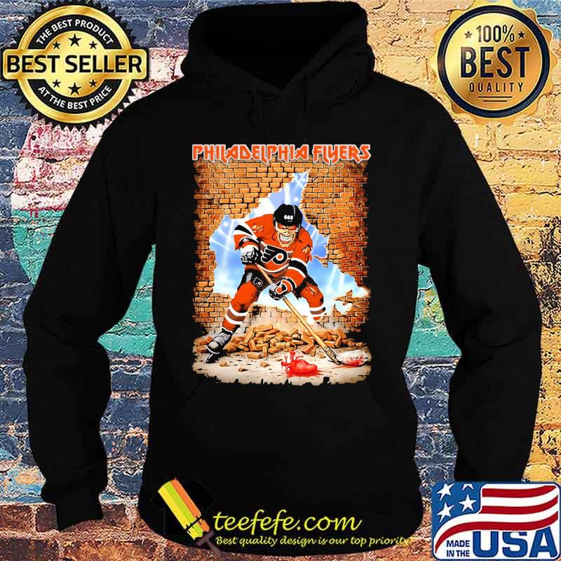 Skeleton philadelphia flyers player hockey wall s Hoodie Skeleton philadelphia flyers player hockey wall s Hoodie