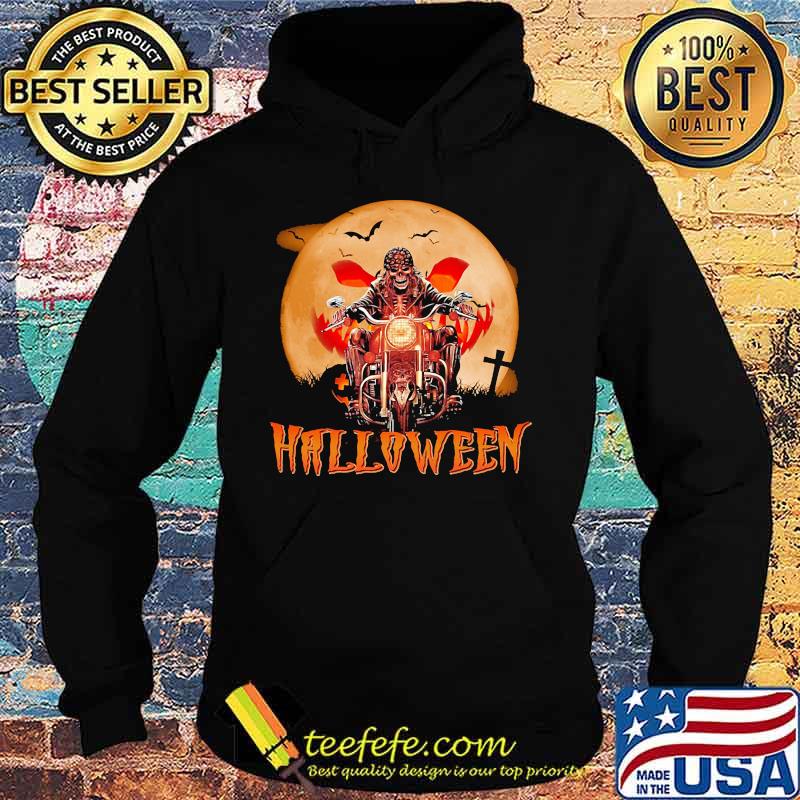 Skeleton riding motorcycle halloween moon s Hoodie Skeleton riding motorcycle halloween moon s Hoodie