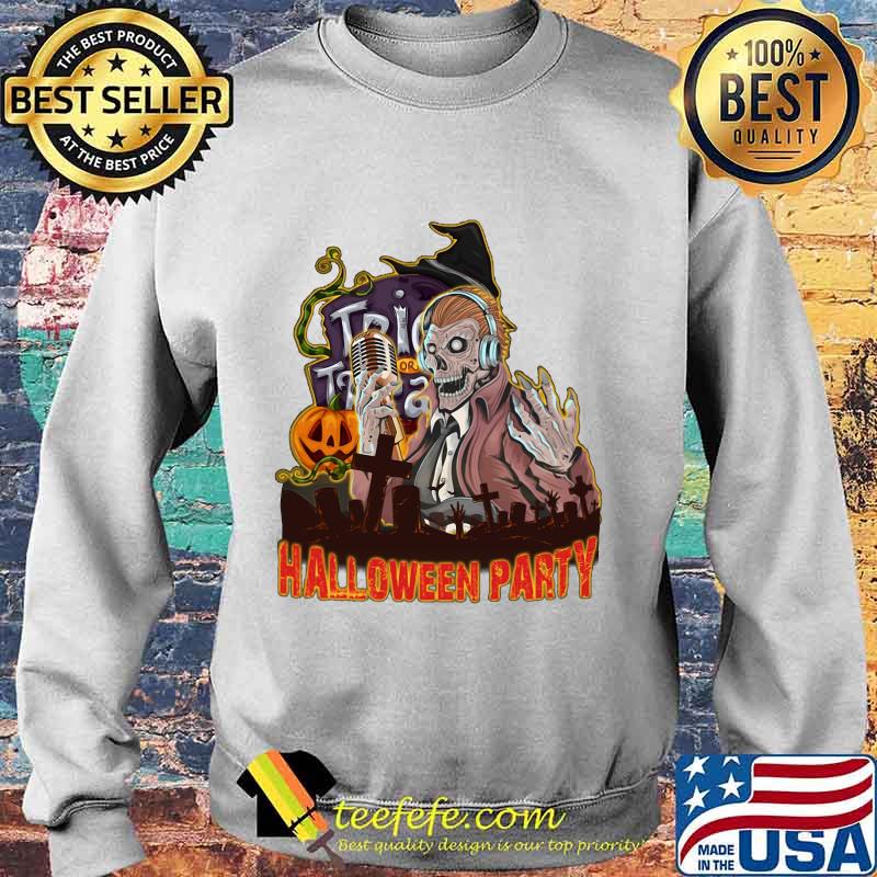 Skeleton singing halloween party s Sweater Skeleton singing halloween party s Sweater