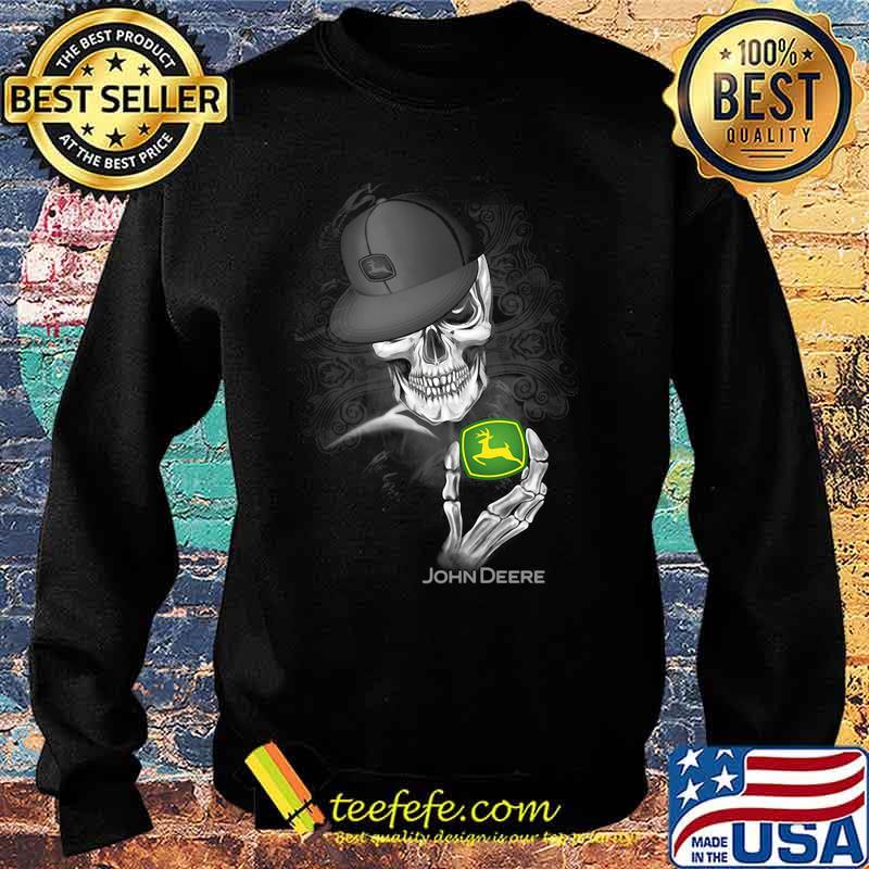 Skeleton skull john deere logo s Sweater Skeleton skull john deere logo s Sweater