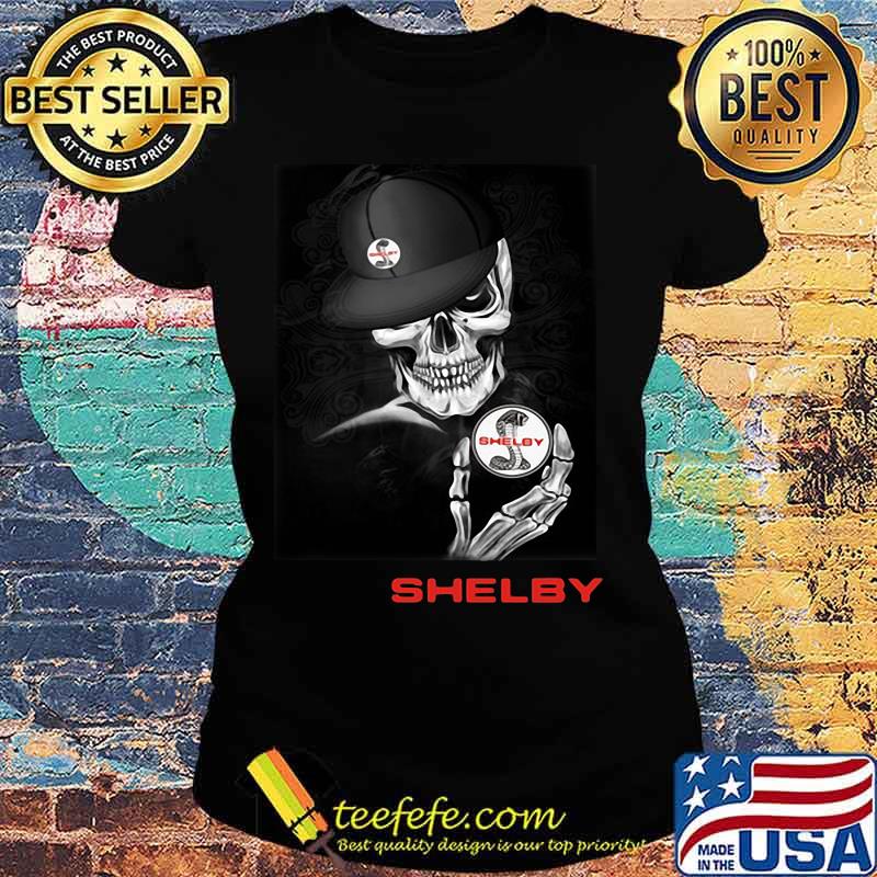 Skeleton skull shelby logo s Ladies tee Skeleton skull shelby logo s Ladies tee