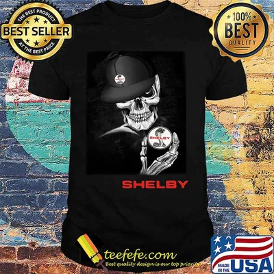 Skeleton skull shelby logo shirt