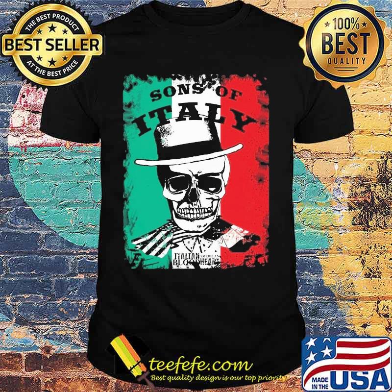 Skeleton sons of italy black lives matter shirt