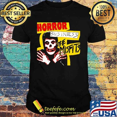 Skeleton the misfits horror business shirt