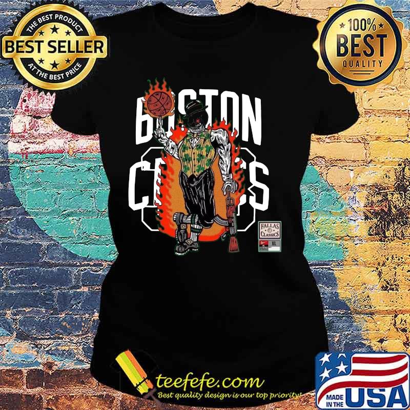 Skeleton warren lotas celtics basketball st. patrick's day s Ladies tee Skeleton warren lotas celtics basketball st. patrick's day s Ladies tee