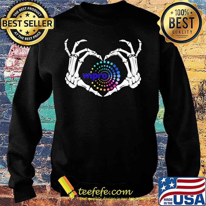 Skeleton wipro logo heart s Sweater Skeleton wipro logo heart s Sweater