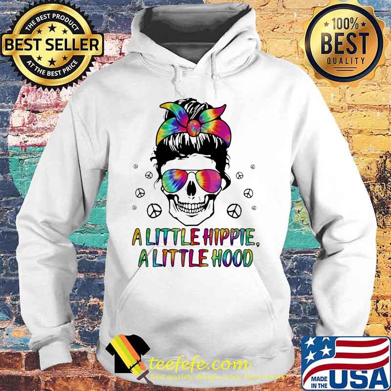 Skull A little hippie A little hood s Hoodie Skull A little hippie A little hood s Hoodie