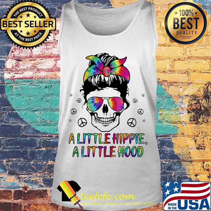 Skull A little hippie A little hood s Tank top Skull A little hippie A little hood s Tank top
