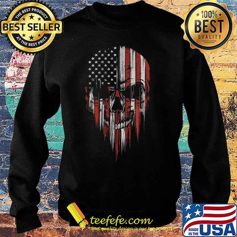 Skull american flag independence day s Sweater Skull american flag independence day s Sweater