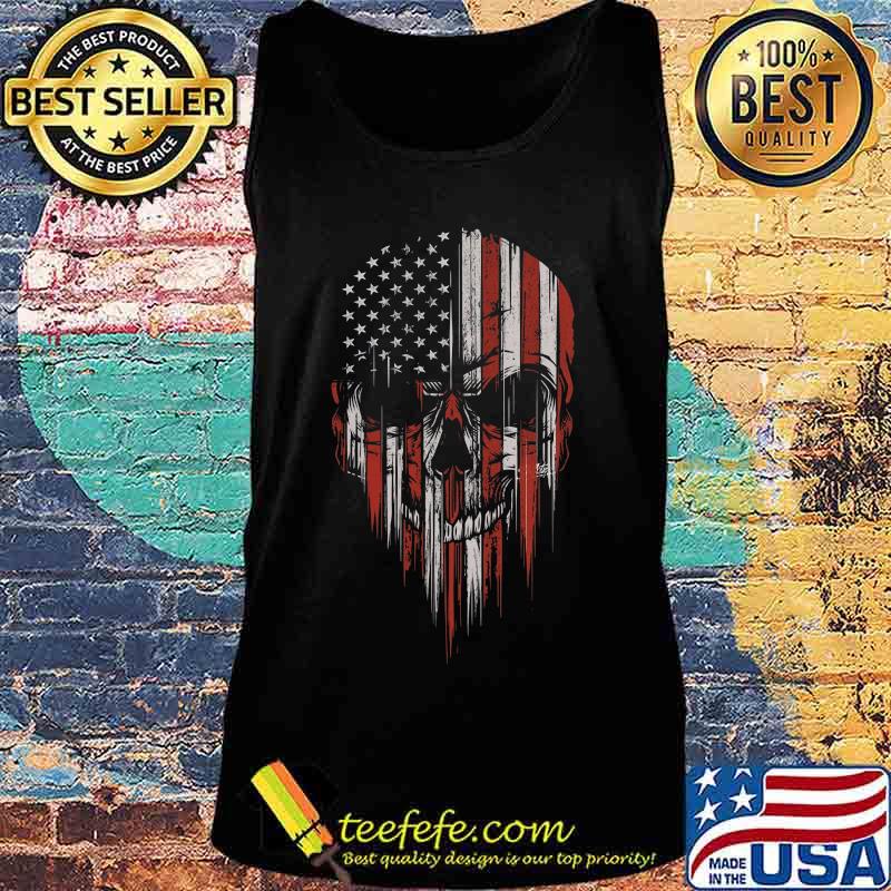 Skull american flag independence day s Tank top Skull american flag independence day s Tank top