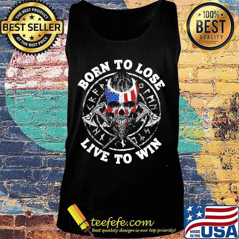 Skull beard born to lose live to win american flag independence day s Tank top Skull beard born to lose live to win american flag independence day s Tank top