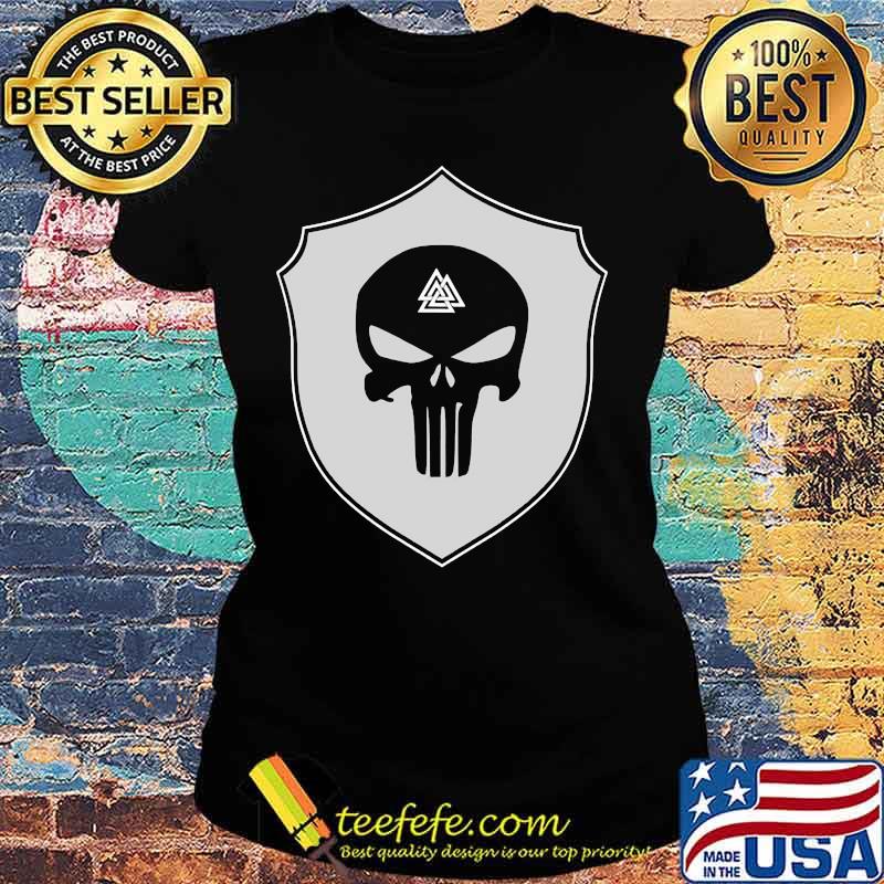 Skull black amon amarth logo s Ladies tee Skull black amon amarth logo s Ladies tee