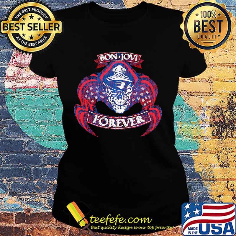 Skull bon jovi band forever s Ladies tee Skull bon jovi band forever s Ladies tee