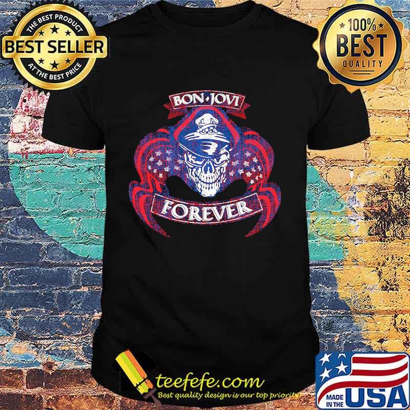 Skull bon jovi band forever shirt