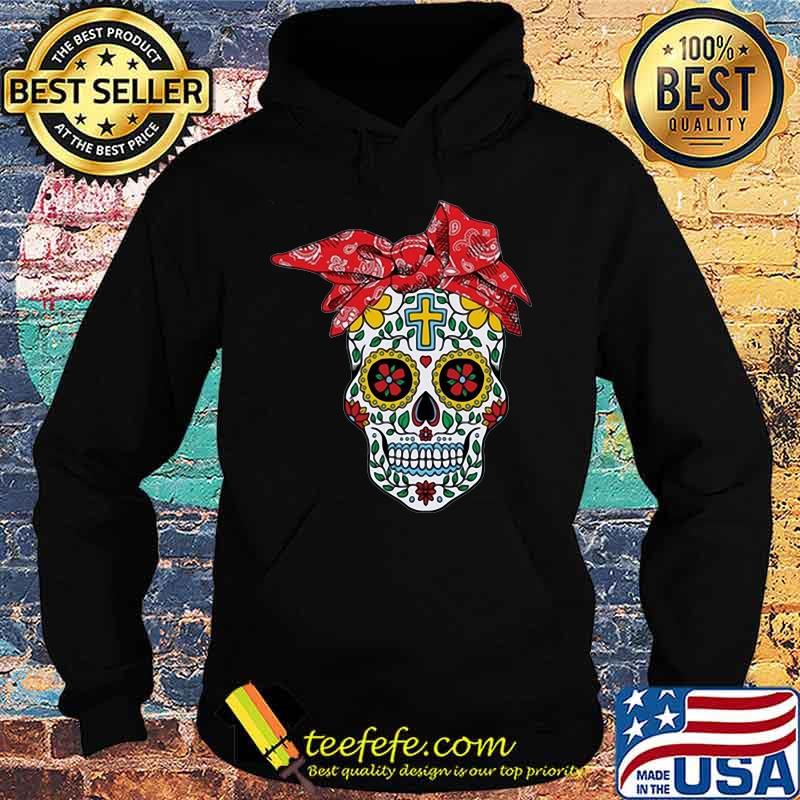 Skull Hippie Red Bow s Hoodie Skull Hippie Red Bow s Hoodie
