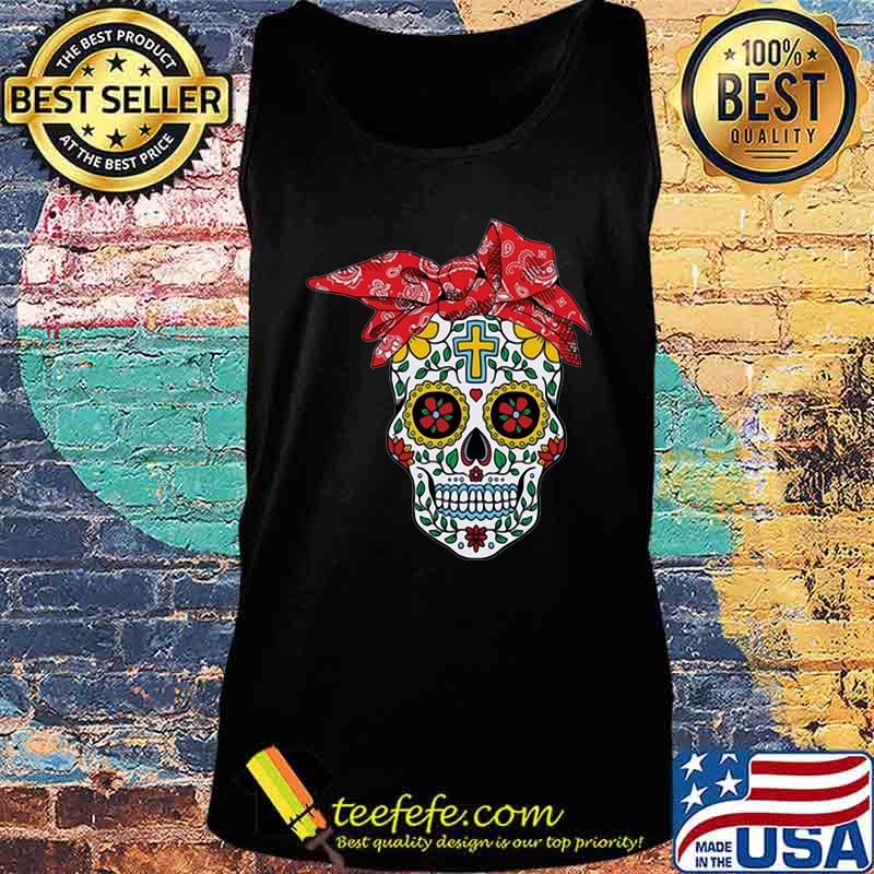Skull Hippie Red Bow s Tank top Skull Hippie Red Bow s Tank top