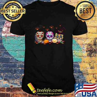Skull Hippie Witch pumpkin witch halloween shirt