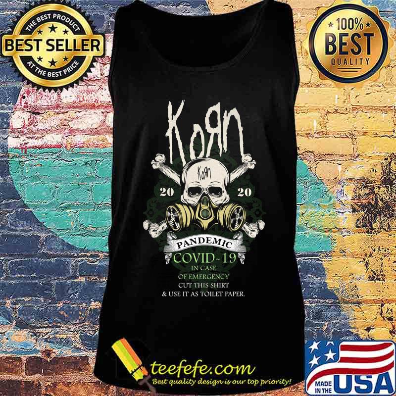 Skull korn 2020 pandemic covid-19 in case of emergency cut this s Tank top Skull korn 2020 pandemic covid-19 in case of emergency cut this s Tank top