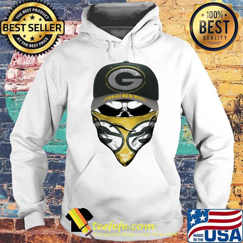 Skull mask green bay packers logo s Hoodie Skull mask green bay packers logo s Hoodie