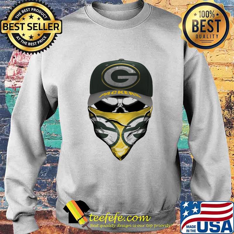 Skull mask green bay packers logo s Sweater Skull mask green bay packers logo s Sweater